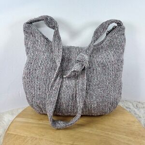 Tweed Hobo Bag Shoulder Bag Everyday Purse Casual Handbag‎